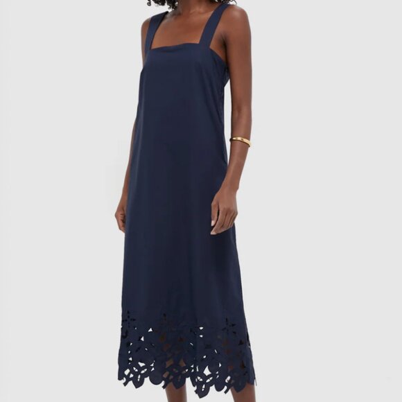 Tuckernuck Dresses & Skirts - NWOT Tuckernuck Navy Cotton Eyelet Moira Dress